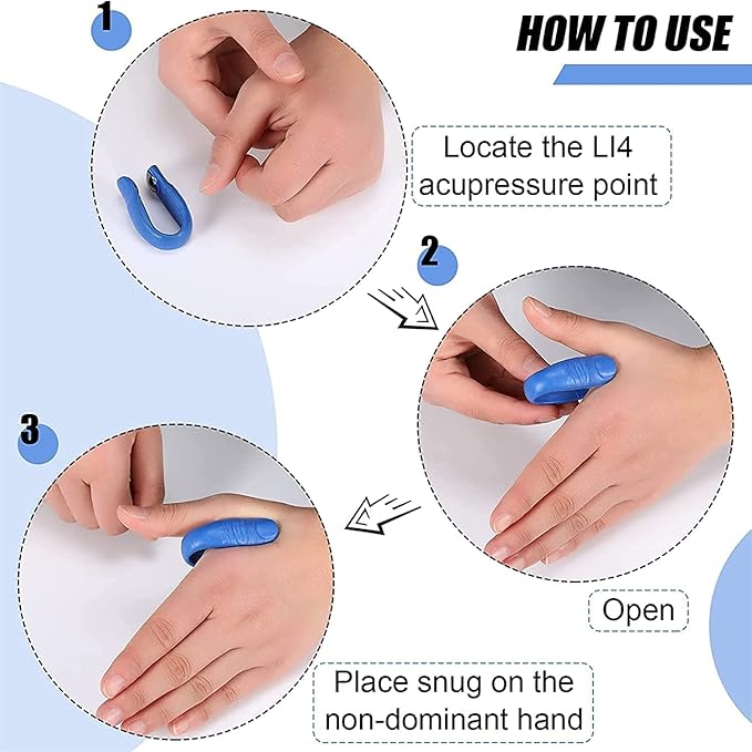 Sugar Control Acupressure Clip for Diabetics Sugar Control LI4 Acupressure Point Clip Headache Relief Product, Headache Migraine &Tension Relief